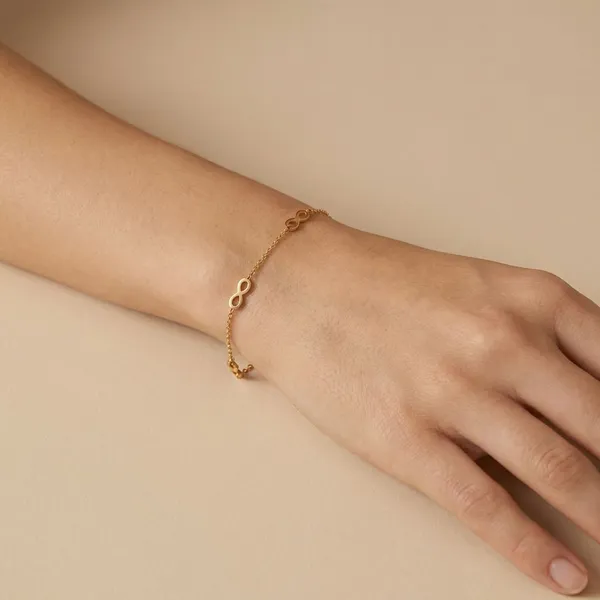 Gold_Snake_Infinite_Bow_Gemstone_18K_Gold_Plated_Anti_Tarnish_Chain_Necklace_For_Women
