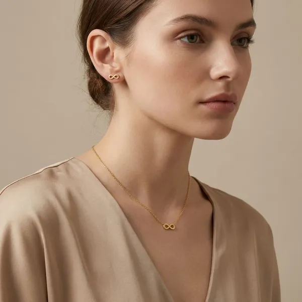 Gold_Snake_Infinite_Bow_Gemstone_18K_Gold_Plated_Anti_Tarnish_Chain_Necklace_For_Women