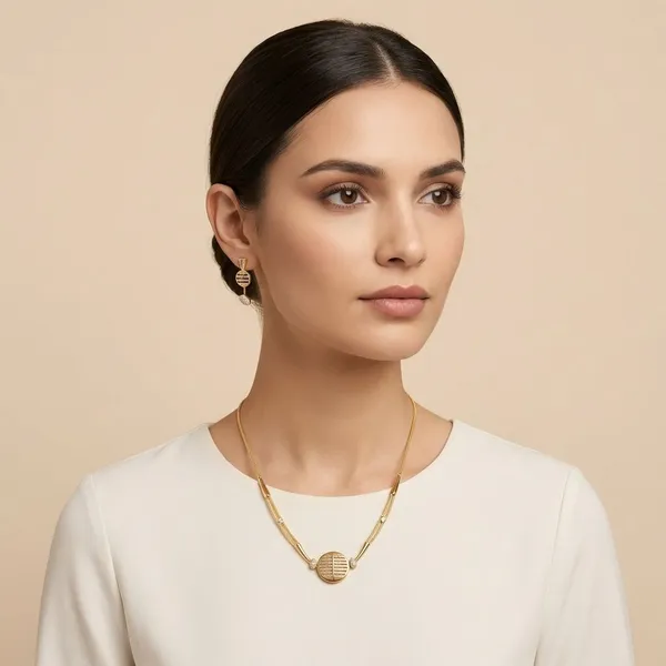 Golden_Apollo_Band_Necklace_Set_For_Women