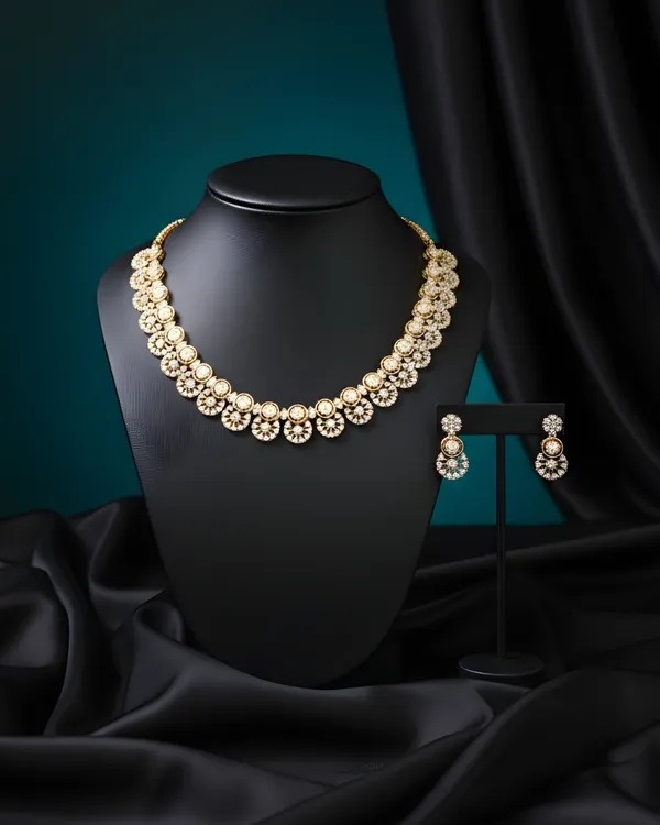 Gold_Aura_Brilliance_18K_Gold_Plated_AntiTarnish_Cubic_Zirconia_Necklace_Set_For_Women