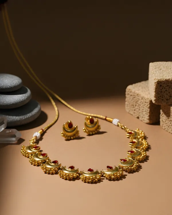 Red_Micro-Plated_Chandbali_Choker_Set_For_Women