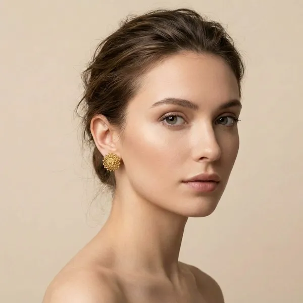 Micro_Plating_Gold_Tone_Peshwai_Designer_Round_Studs_For_Women
