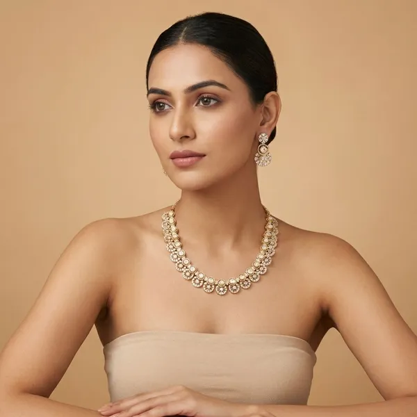 Gold_Aura_Brilliance_18K_Gold_Plated_AntiTarnish_Cubic_Zirconia_Necklace_Set_For_Women