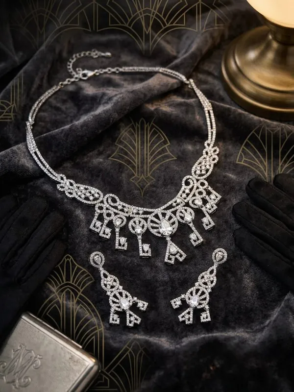 Regal_Filigree_AD_Diamond_Necklace_Set