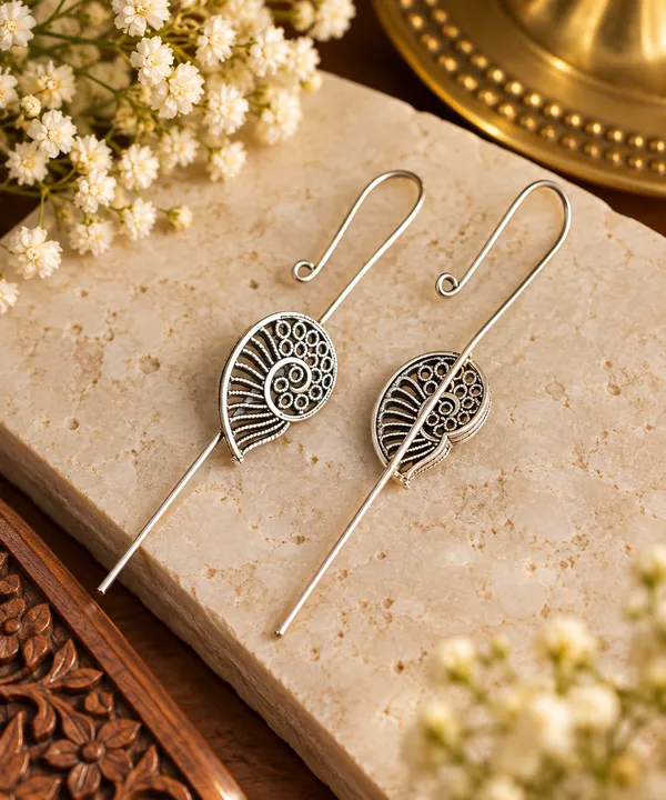 Peacock_Heritage_Oxidised_Ear_Pins