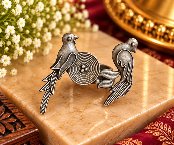 Peacock_Heritage_Oxidised_Statement_Ring