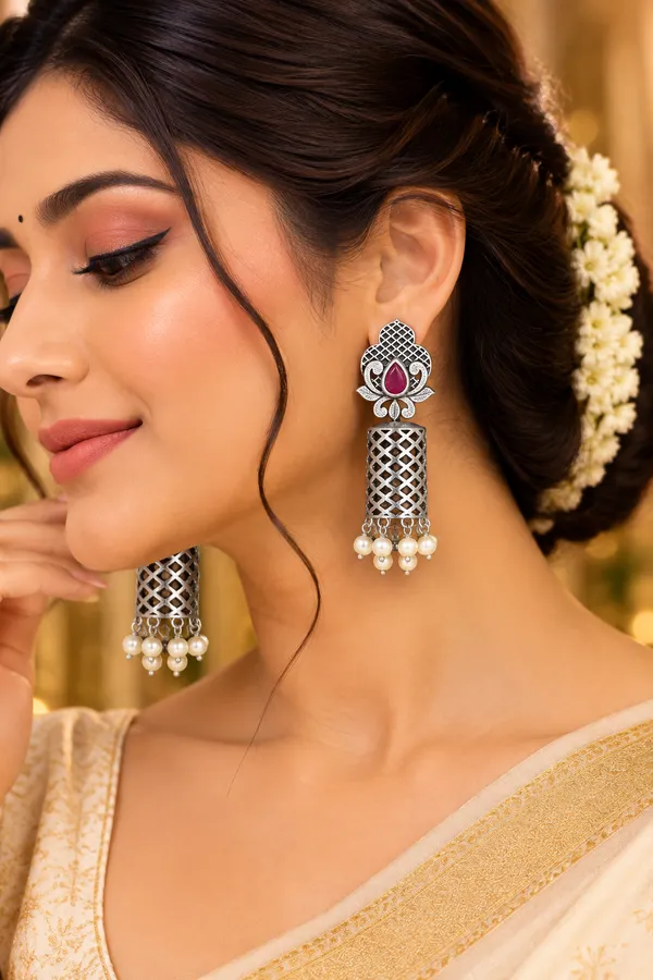 Rajsi_Ruby_Lattice_Jhumka
