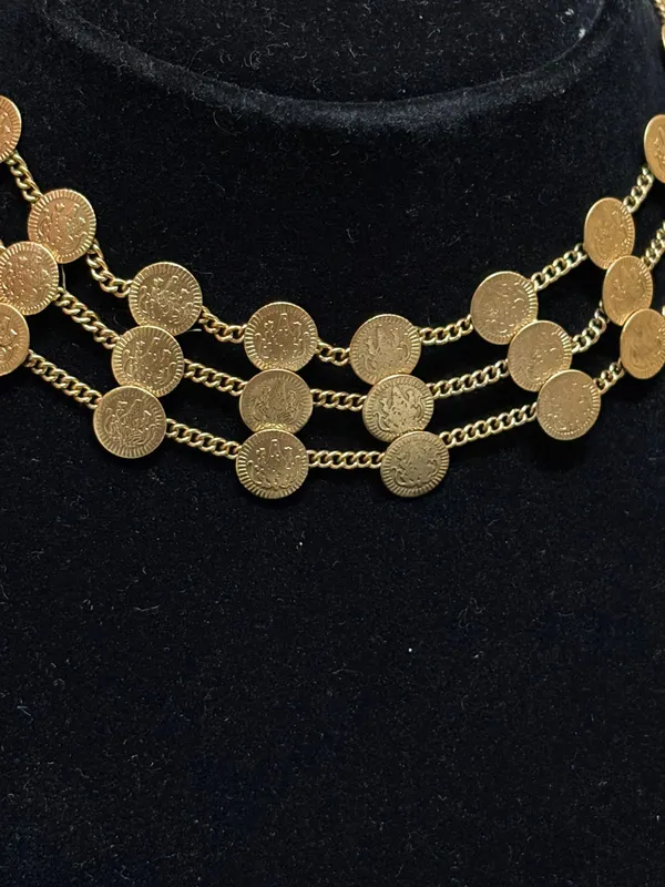 Rajvanshi_Coin_Cascade_Choker_Set