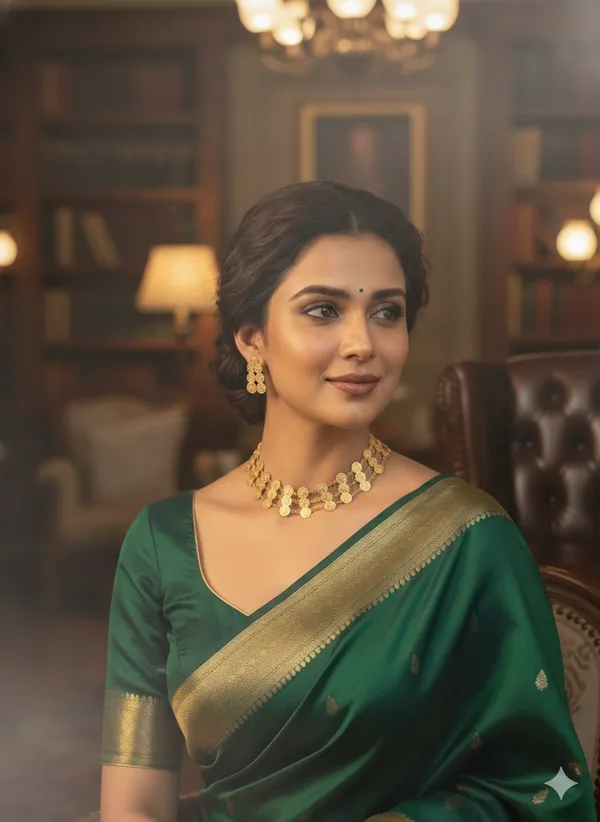 Rajvanshi_Coin_Cascade_Choker_Set