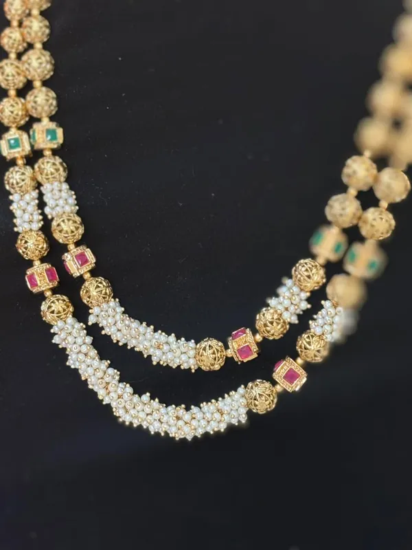 Rajwadi_Pearl_Beaded_Mala_Set