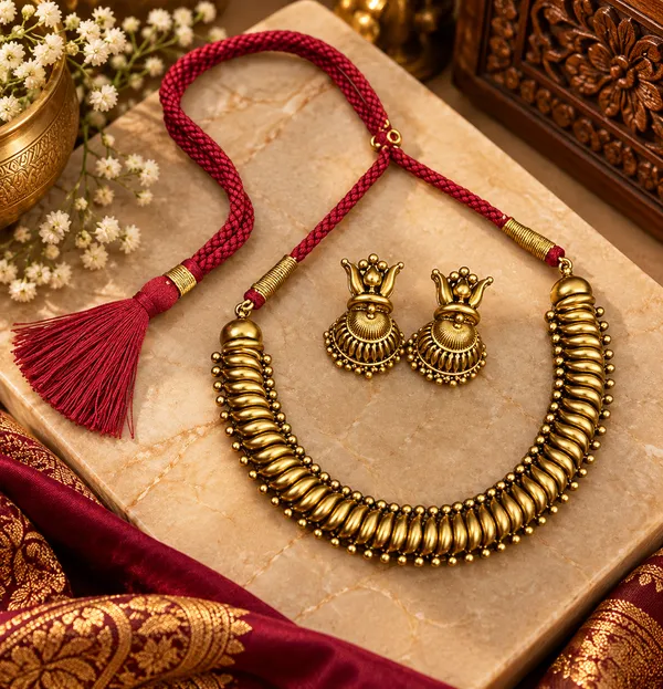 Shindeshahi_Rajwada_Thushi_Necklace_with_Matching_Zumke
