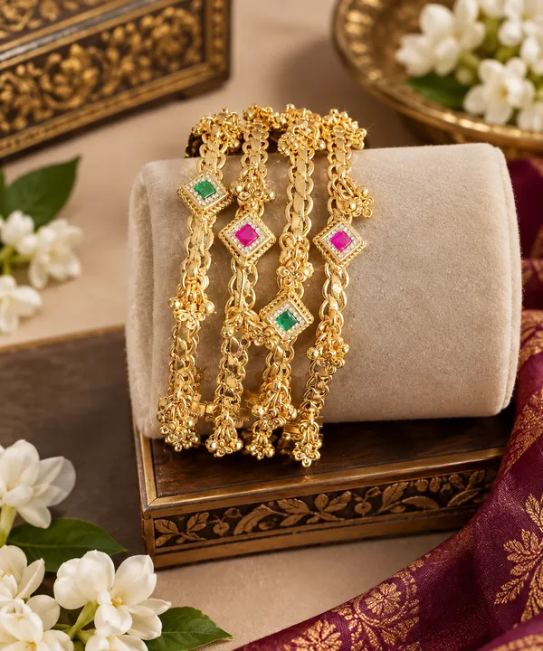 Swarovski_Heritage_Ghungroo_Bangles_–_Set_of_4