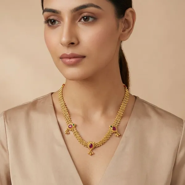 Micro_Plating_Gold_Tone_Maharashtrian_Thushi_Necklace_For_Women