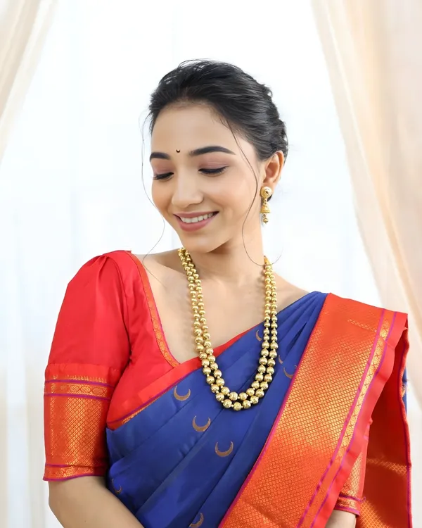 Traditional_Maharashtrian_Bor_Mala_Necklace_|_Classic_Double-Line