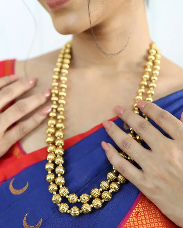 Traditional_Maharashtrian_Bor_Mala_Necklace_|_Classic_Double-Line