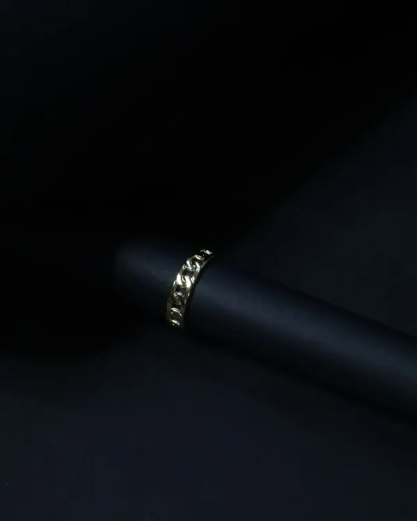 Gold_Tone_Interlock_Curb_Chain_Stainless_Steel_Anti_Tarnish_Minimalist_Linked_Adjustable_Ring,_18K_Gold_Plated_Ring_For_Women