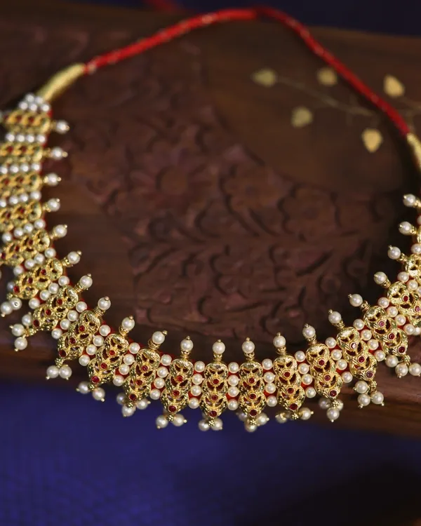 Gold_Aarohi_Pearl_Chinchpeti_Set_For_Women