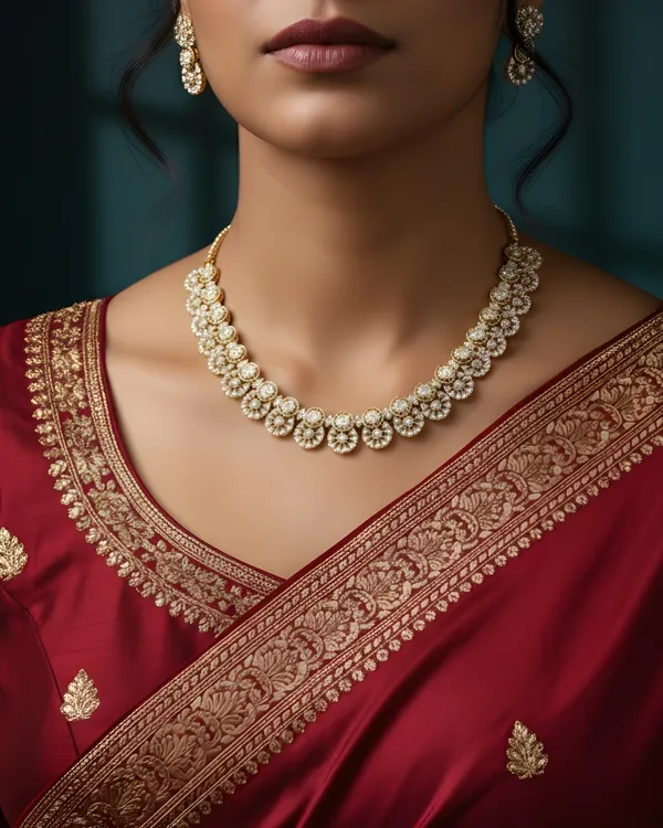 Golden_The_Aurora_Pearl_Ring_Necklace_For_Women