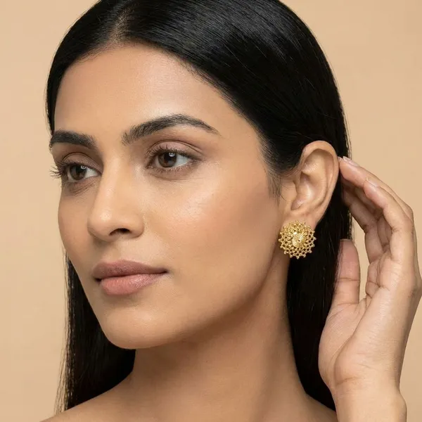 Gold_Peshwai_Designer_Micro_Plating_Round_Studs_For_Women
