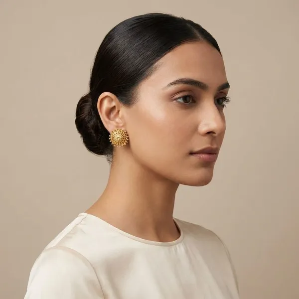 Gold_Radiant_Sunburst_Studs_For_Women