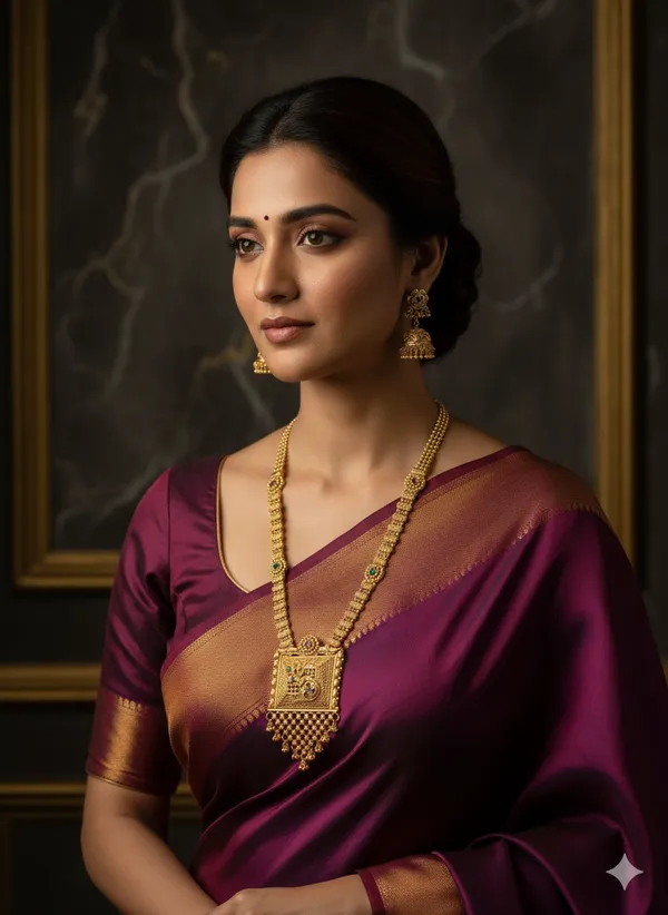 Rajwadi_Square_Pendant_Haram_Set