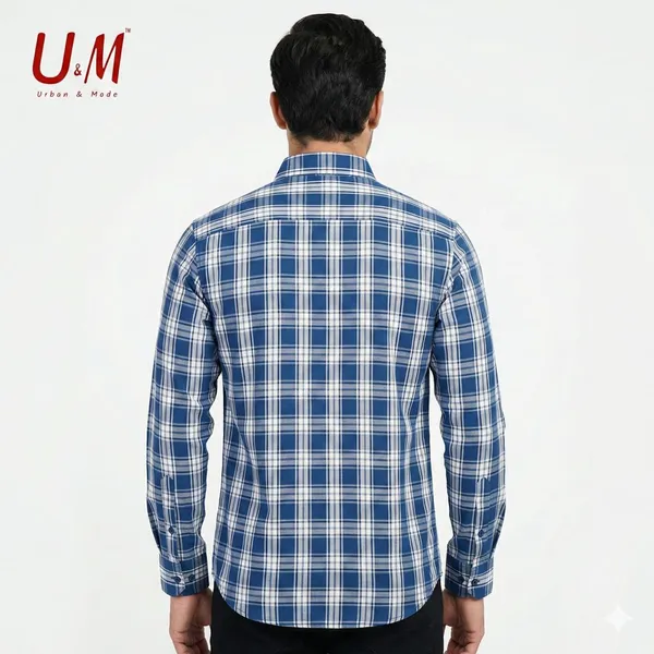 Teal_Blue_Oxford_Cotton_Premium_Full_Sleeve_Checks_Shirt_For_Men