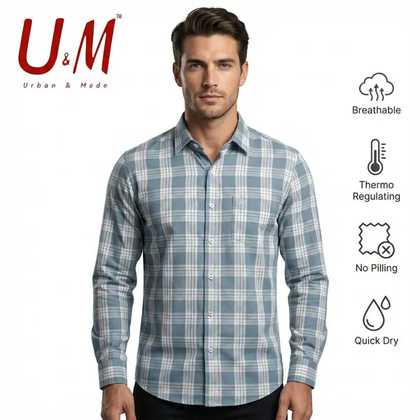 Light_Sky_Blue_Oxford_Cotton_Premium_Full_Sleeve_Checks_Shirt_For_Men
