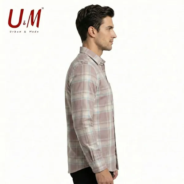 Mauve_Pink_Oxford_Cotton_Premium_Full_Sleeve_Checks_Shirt_For_Men