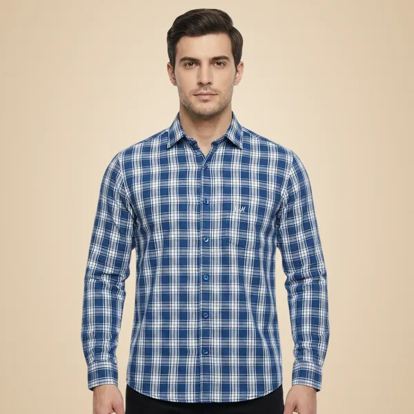 Teal_Blue_Oxford_Cotton_Premium_Full_Sleeve_Checks_Shirt_For_Men