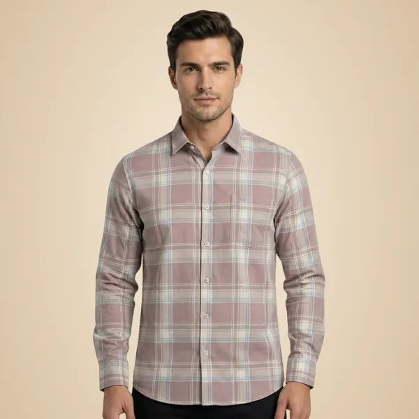 Mauve_Pink_Oxford_Cotton_Premium_Full_Sleeve_Checks_Shirt_For_Men