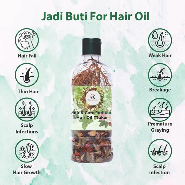 Hair_&_Care_Jadibuti_Natural_Hair_Oil_Maker_With_Dried_Herbs_(100_Ml)