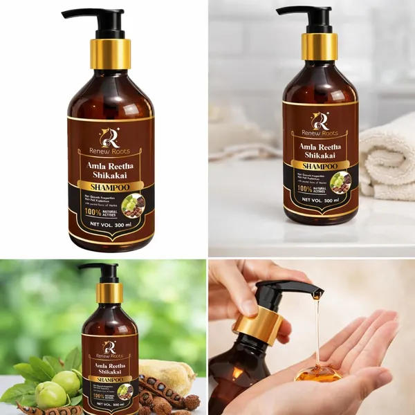 Amla_&_Shikakai_Natural_Moisturizing_Herbal_Hair_Cleanser_Shampoo_(300_Ml)