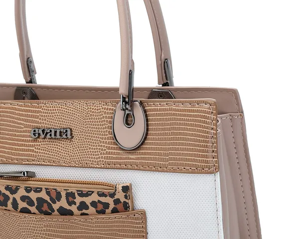 White_Tan_Leopard_Print_Handbag_with_Sling_Strap_for_Women