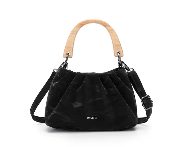 Black_Velvet_Wooden_Handle_Sling_Handbag_for_Women