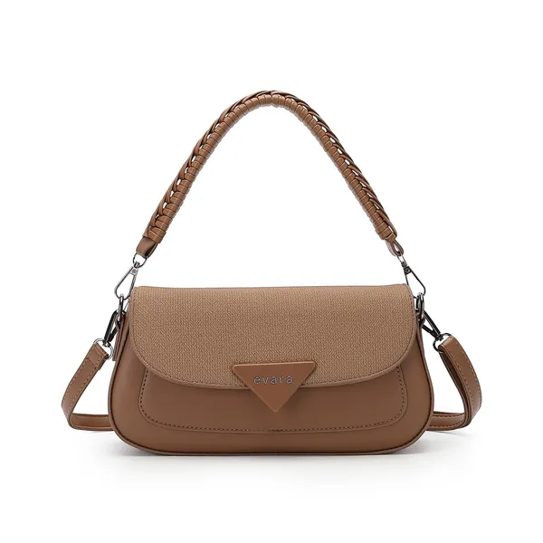 Brown_Textured_Flap_Baguette_Bag_for_Women