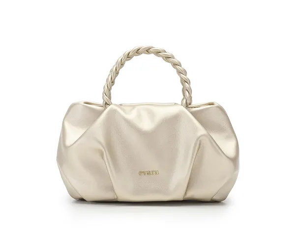 Gold_Satin_Braided_Handle_Structured_Handbag_for_Women