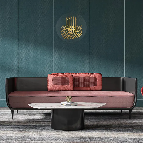 Transperent_And_Golden_Bismillah_Hir_Rahamanir_Rahim_Acrylic_45_Cms_Wall_Art_Round_Frame_Islamic_Wall_Decor_Arabic_Calligraphy_Gift_For_Muslims_Housewarming