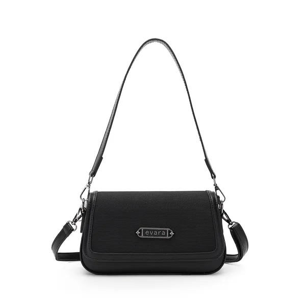 Black_Textured_Faux_Leather_Sling_Bag_for_Women