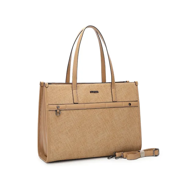 Beige_Textured_Vegan_Leather_Structured_Tote_Bag_for_Women