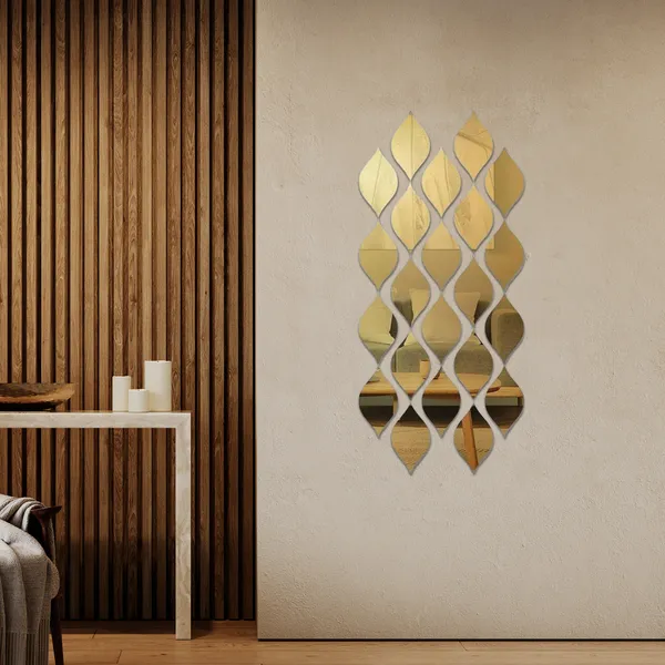 Golden_Greek_Key_Acrylic_Wall_Mirror_Stickers_Pack_Of_30