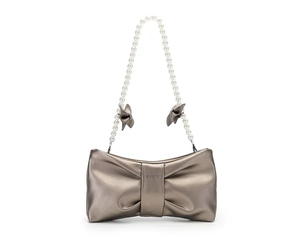 Metallic_Bronze_Bow_Shaped_Pearl_Handle_Handbag_for_Women