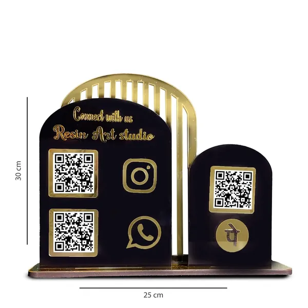 Black_Personalized_Social_Media_Qr_Code_Stand_Custom_Acrylic_Barcode_Scanner_For_Instagram_Facebook_Twitter_Whatsapp_Google_Pay_Desk_Display_For_Business_Stores