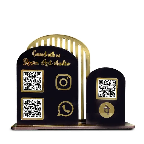 Black_Personalized_Social_Media_Qr_Code_Stand_Custom_Acrylic_Barcode_Scanner_For_Instagram_Facebook_Twitter_Whatsapp_Google_Pay_Desk_Display_For_Business_Stores