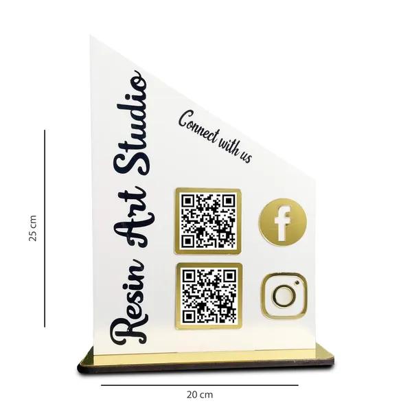 White_Personalized_Social_Media_Qr_Code_Stand_Custom_Acrylic_Barcode_Scanner_For_Instagram_Facebook_Twitter_Whatsapp_Google_Pay_Desk_Display_For_Business_Stores