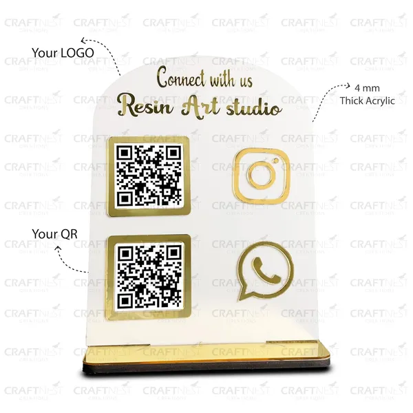 White_Personalized_Social_Media_Qr_Code_Stand_Custom_Acrylic_Barcode_Scanner_For_Instagram_Facebook_Twitter_Whatsapp_Google_Pay_Desk_Display_For_Business_Stores_4
