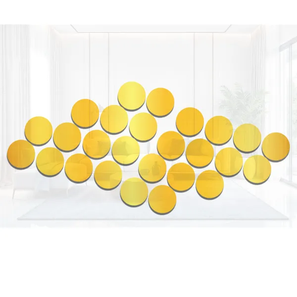 Golden_Round_Acrylic_Wall_Mirror_Stickers_Pack_Of_30