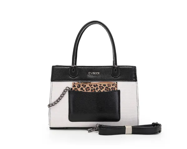 Black_White_Textured_Structured_Handbag_for_Women