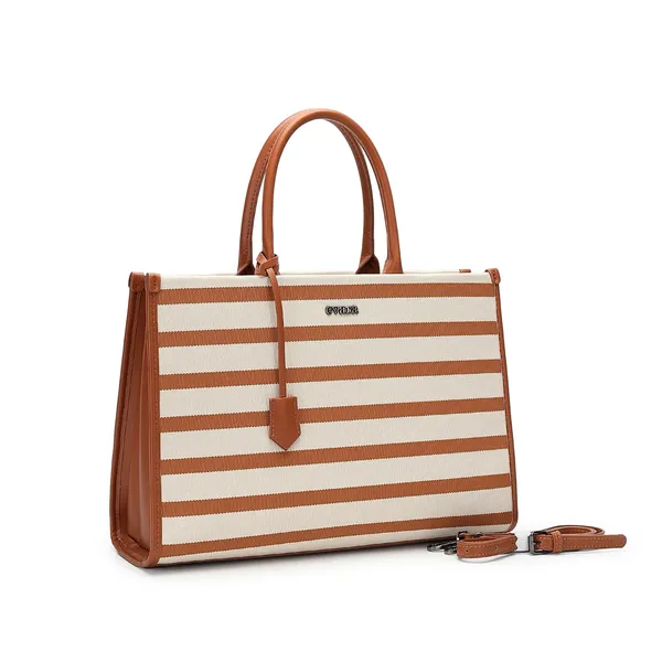 Tan_Striped_Canvas_Leather_Trim_Tote_Bag_for_Women