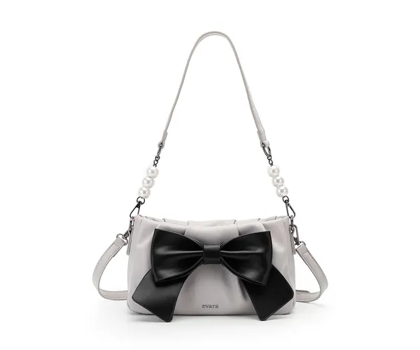 Grey_Quilted_Bow_Detail_Sling_Bag_for_Women