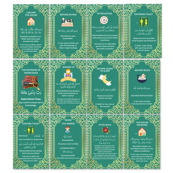 Light_Green_Islamic_Dua_Sticker_Pack_Of_12_Waterproof_Muslim_Dua_14X9_Cm_Each_Islamic_Arabic_Text_And_English_Translation_Removable_Sticker_Home_Decor_And_Travel_Daily_Routine_D5